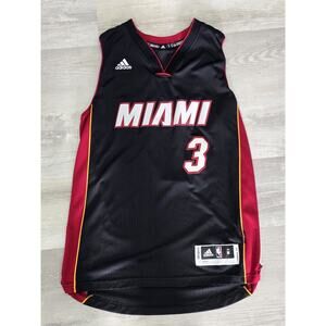 Dwyane Wade Miami Heat Jersey #3 NBA Basketball Adidas Swingman Mens Med.